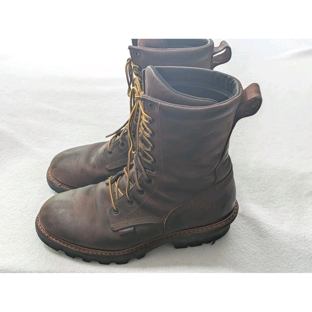 Red Wing Loggermax Boots 4417 Mens 11.5 D Insulated Waterproof Safety Steel Toe